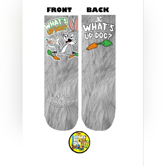 Jordan 1 buggs bunny socks - Picture 2 of 2